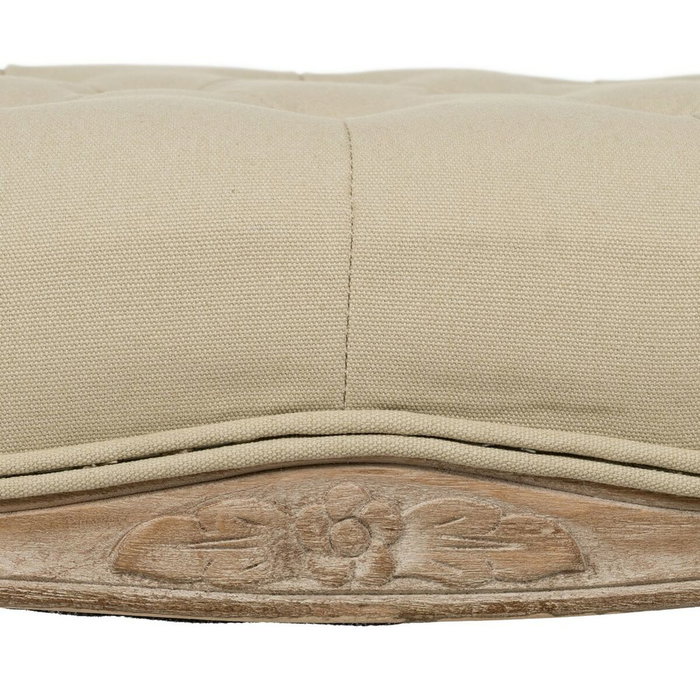 BigBuy Home Banquette Beige Bois d'hévéa BigBuy Home Banquette Beige Bois d'hévéa