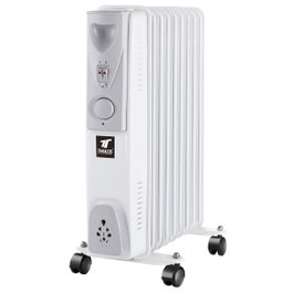 Thulos Radiateur à Huile TH-RAC901 2000W - 9 Éléments, Thermostat Réglable, Protection Surchauffe