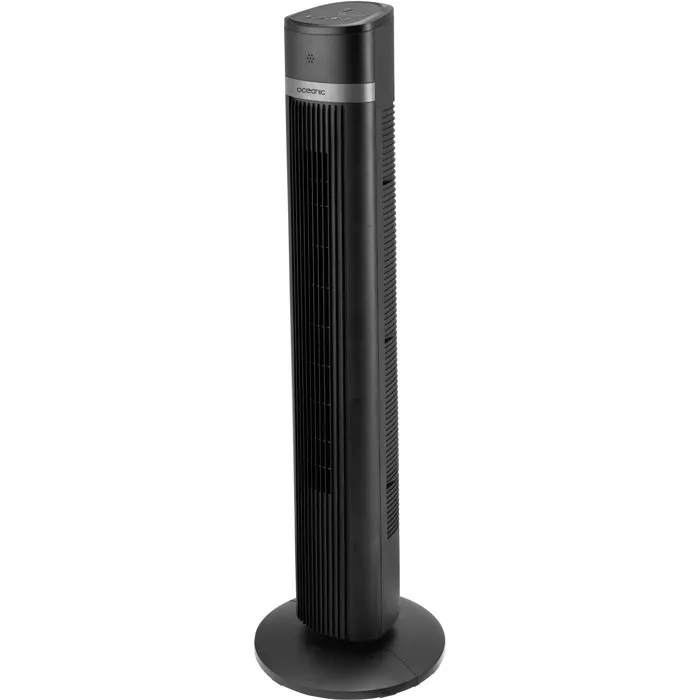 Oceanic OCEANIC - Ventilateur colonne 45W - Hauteur 101 cm - 3 modes & 3 vitesses - Oscillation 90° - Minuterie 15h - LED - Noir