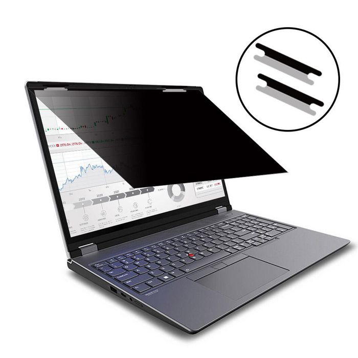 eSTUFF Filtre de confidentialité Flip Attach 15,6 pouces 16:9 eSTUFF Filtre de confidentialité Flip Attach 15,6 pouces 16:9