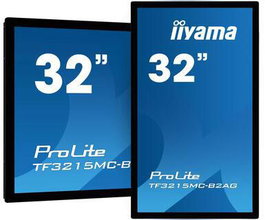Iiyama - 32" - Écran tactile PCAP 30 points anti-reflets sans cadre - Résolution Full HD 1920x1080 - Panneau AMVA3 - Ports VGA, HDMI, DisplayPort
