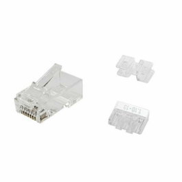 Equip 121146 Kit de 100 connecteurs RJ45 mâle 8P8C Cat.6A non blindé transparent