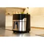 Jocca Friteuse sans huile 2192, 6.5 L 1600 W avec technologie Fry Force 360° et 8 programmes, écran LED tactile, multifonction (inox, 28 x 37 x 31.5 cm)