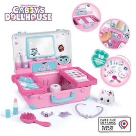 Smoby Valise Beauté Gabby et la Maison Magique - Coffret de jeu avec miroir, 15 accessoires coiffure, maquillage et onglerie - Facile à transporter - à partir de 3 ans