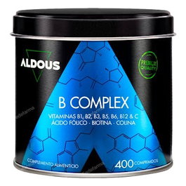 ALDOUS BIO Vitamina B Complex + Vitamina C 400 Comp