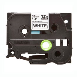 Brother TZe-261 Carte Laminée 36 mm Blanc sur Noir 8 m pour P-touch
