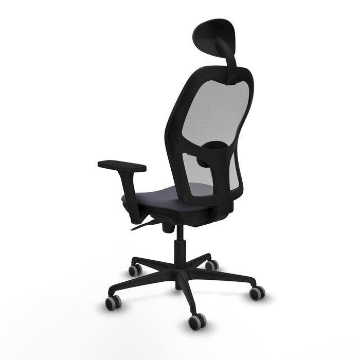 Piqueras y Crespo 3D036G1 Chaise de Bureau avec Appui-tête Gris foncé