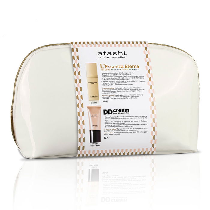 Atashi L'Essenza Eterna Coffret Sérum Anti-Âge 3 pcs Hydratant Régénérant aux Ingrédients Naturels Bakuchiol et Acide Férulique Atashi L'Essenza Eterna Coffret Sérum Anti-Âge 3 pcs Hydratant Régénérant aux Ingrédients Naturels Bakuchiol et Acide Férulique