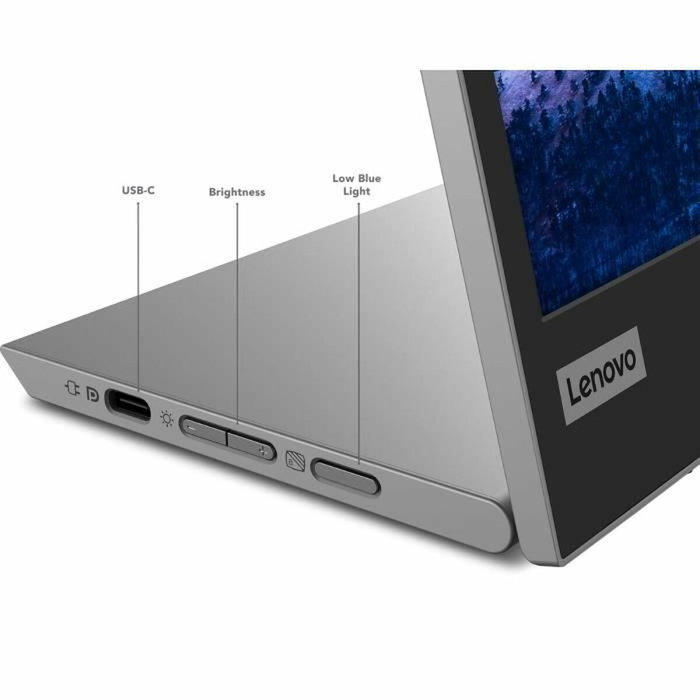 Lenovo L15 USB-C Moniteur Portable 15,6 pouces Full HD IPS Gris/Noir