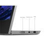 Lenovo L15 USB-C Moniteur Portable 15,6 pouces Full HD IPS Gris/Noir