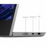 Lenovo L15 USB-C Moniteur Portable 15,6 pouces Full HD IPS Gris/Noir