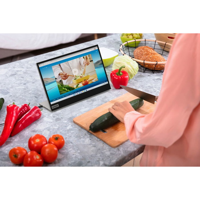 Lenovo L15 USB-C Moniteur Portable 15,6 pouces Full HD IPS Gris/Noir