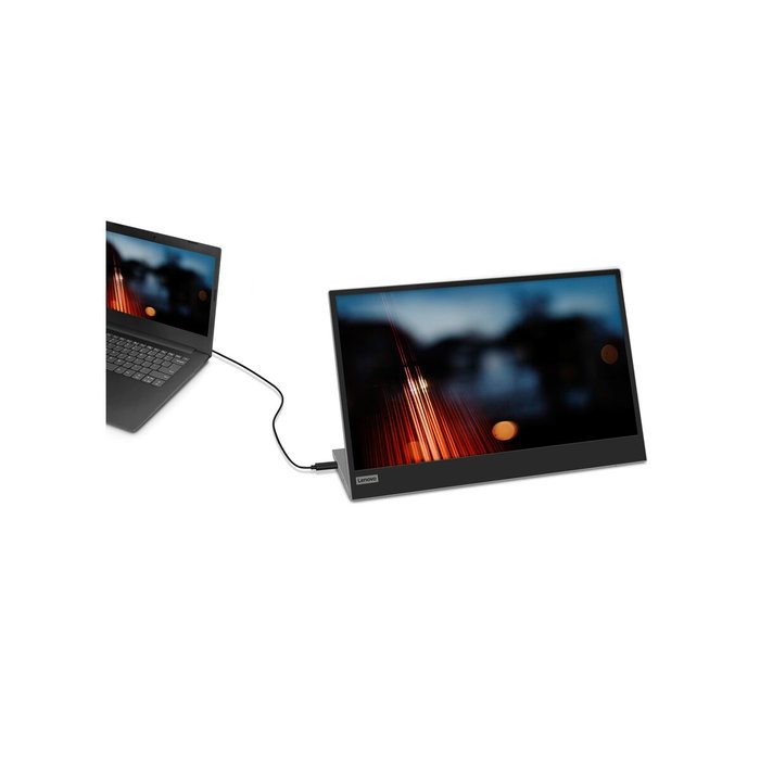 Lenovo L15 USB-C Moniteur Portable 15,6 pouces Full HD IPS Gris/Noir