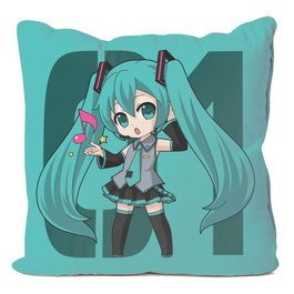 POPbuddies Taie d'oreiller Vocaloid Hatsune Miku 50 x 50 cm