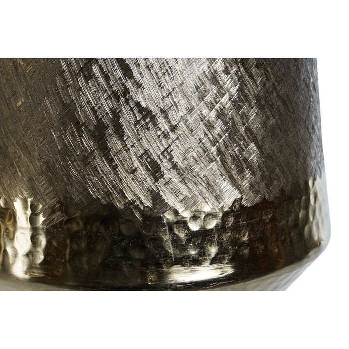 Centre de Table DKD Home Decor Doré Argenté Aluminium 19 x 19 x 20 cm (2 Unités)