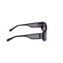 Guess Gafas DEVINEZ GU00136 01A - Lunettes de soleil unisexe rectangulaires 60 mm - Noir