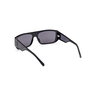 Guess Gafas DEVINEZ GU00136 01A - Lunettes de soleil unisexe rectangulaires 60 mm - Noir