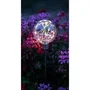 Garden ID Bordure solaire extérieure GARDEN ID Bulbe Ø8 cm H70 cm - Autonomie 6-8h - Bouton ON/OFF - Pile AAA rechargeable - Éclairage de jardin