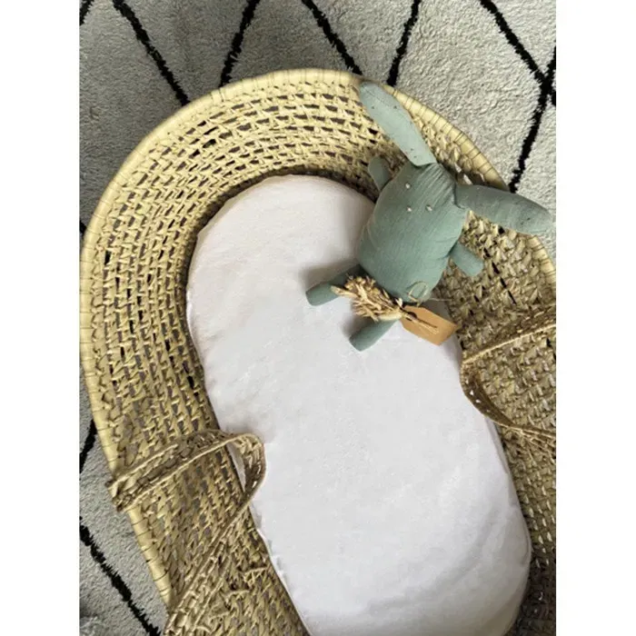 Candide Alèse éponge Zen 232006 pour berceau 40x80 cm en viscose de bambou - Blanc