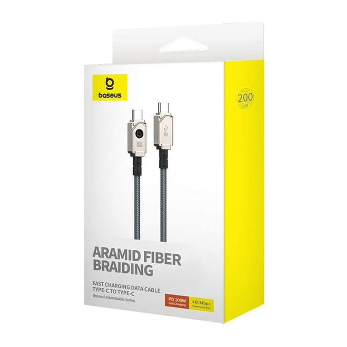 Baseus Câble USB-C vers USB-C P10355800221-01 1 m