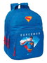 Safta - Sac à dos double Superman 32x42x15 cm, transformable en chariot - À partir de 3 ans