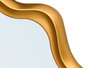 Giftdecor Miroir en Plastique Forme Libre Doré 80 cm (Set de 4)