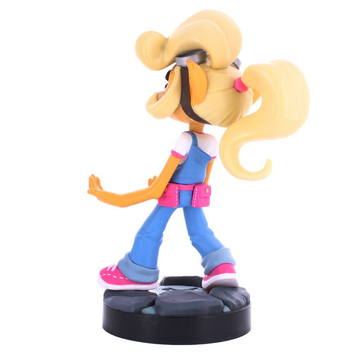 EXQUISITE GAMING Figurine support Cable Guy Crash Bandicoot Coco - Support pour manettes PS5 DualSense, Xbox Series et iPhone - 21 cm