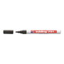 Edding 751 Paint Marker Noir Schwarz (4-751001) - Marqueur peinture permanent pour surfaces lisses