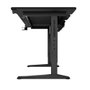 Genesis HOLM Bureau Gaming Modulaire 160cm Réglable Gris Anthracite et Noir