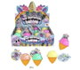 Bizak Mini Unicornios Ice Surprise Babies avec mini cône - Changent de couleur avec la température, finition métallisée et brillent dans le noir 5cm - Modèles assortis