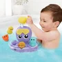 Vtech Baby Julie Ma Pieuvre Toupie de Bain - Jouet de Bain Tournoyant avec 4 Accessoires Animaux Formes Gicleurs - Pour Enfants de 1 à 5 ans