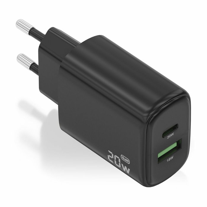 Chargeur mural Aisens A110-0910 Noir 20 W Chargeur mural Aisens A110-0910 Noir 20 W