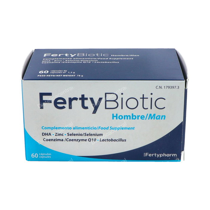FERTYBIOTIC Fertybiotic Hombre 60 Gélules Complément Alimentaire FERTYBIOTIC Fertybiotic Hombre 60 Gélules Complément Alimentaire
