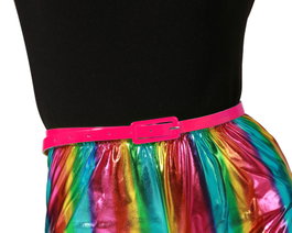 Ceinture rose néon style années 80