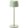 Brilliant Jona - Lampe LED à poser 2W (170 lm, 3000K), dimmable avec port USB, étanche IP44, couleur vert - LED intégrée