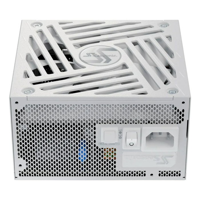 Seasonic FOCUS-GX-750-V4-WHITE Alimentation PC 750W 80 Plus Gold Modulaire avec Ventilateur hybride - Blanc