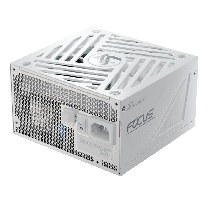 Seasonic FOCUS-GX-750-V4-WHITE Alimentation PC 750W 80 Plus Gold Modulaire avec Ventilateur hybride - Blanc
