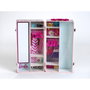 Klein Mallette Armoire Barbie Rose et Multicolore