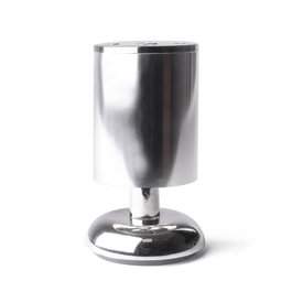 Rei 413 Pied réglable en aluminium finition chrome brillant Ø50 x 100/105 mm