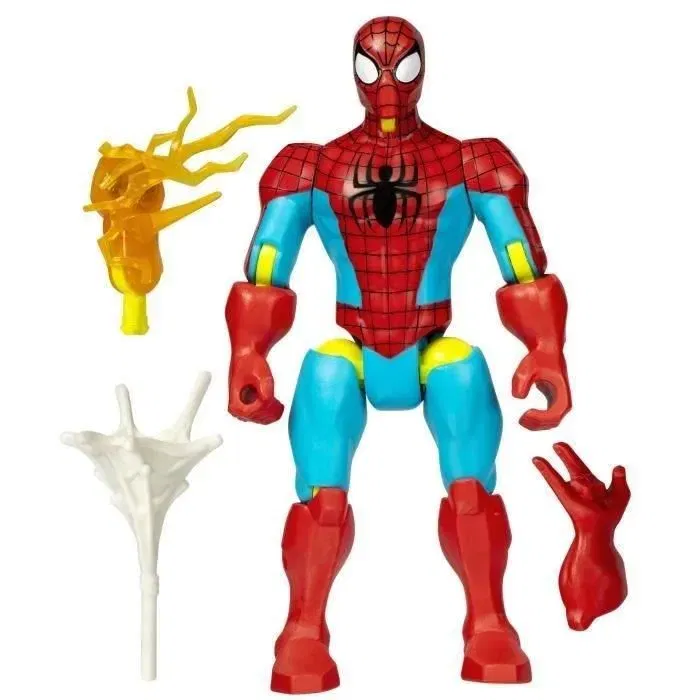 Hasbro - MixMashers SpiderMan - Figurine Marvel personnalisable de 12 cm - À mélanger et combiner avec accessoires - Dès 4 ans