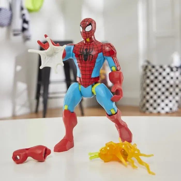 Hasbro - MixMashers SpiderMan - Figurine Marvel personnalisable de 12 cm - À mélanger et combiner avec accessoires - Dès 4 ans