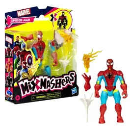 Hasbro - MixMashers SpiderMan - Figurine Marvel personnalisable de 12 cm - À mélanger et combiner avec accessoires - Dès 4 ans