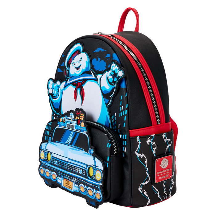 LOUNGEFLY Sac à dos Mochila Stay Puff inspiré de Ghostbusters Cazafantasmas