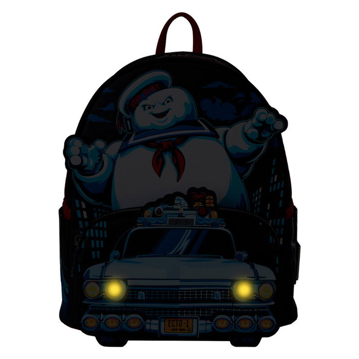 LOUNGEFLY Sac à dos Mochila Stay Puff inspiré de Ghostbusters Cazafantasmas