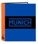 Safta Carpeta Munich Submarine - Classeur avec 4 anneaux 35 mm, lomo large, 27x33x6 cm, capacité 600D polyester + PVC avec REACH