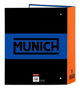 Safta Carpeta Munich Submarine - Classeur avec 4 anneaux 35 mm, lomo large, 27x33x6 cm, capacité 600D polyester + PVC avec REACH