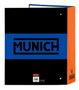 Safta Carpeta Munich Submarine - Classeur avec 4 anneaux 35 mm, lomo large, 27x33x6 cm, capacité 600D polyester + PVC avec REACH
