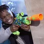 Nerf Zombie Driller - Blaster à fléchettes avec cylindre rotatif et viseur amovible - 16 fléchettes Nerf Elite incluses - À partir de 8 ans