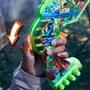 Nerf Zombie Driller - Blaster à fléchettes avec cylindre rotatif et viseur amovible - 16 fléchettes Nerf Elite incluses - À partir de 8 ans