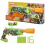 Nerf Zombie Driller - Blaster à fléchettes avec cylindre rotatif et viseur amovible - 16 fléchettes Nerf Elite incluses - À partir de 8 ans